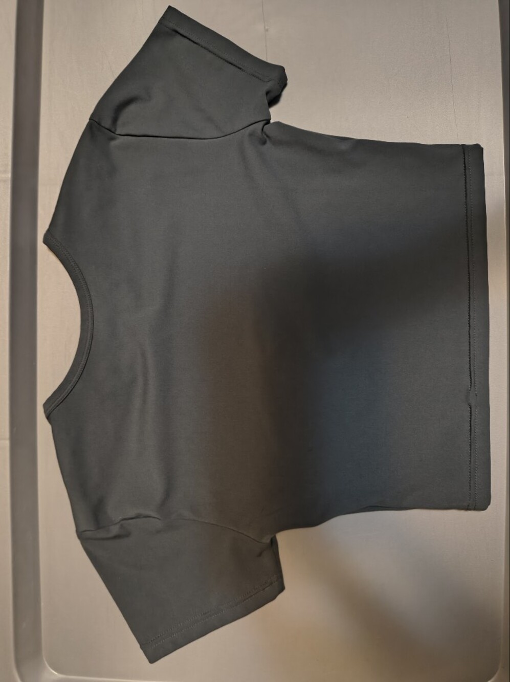 Darc Sport Black Cropped Logo Athletic Tee - Picture 12 of 14